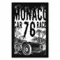 Preview: Retro-Design: Oldtimer (Startnummer 76) vor Bäumen, Vintage-Stil. Preview: Retro-Design: Oldtimer (Startnummer 76) vor Bäumen, Vintage-Stil.