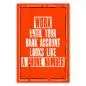 Preview: Humorvoller Motivationsspruch auf orangefarbenem Hintergrund: „Work until your bank account looks like a phone number.“ Preview: Humorvoller Motivationsspruch auf orangefarbenem Hintergrund: „Work until your bank account looks like a phone number.“