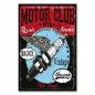 Preview: Zündkerze & Flügel, Schriftzug "Motor Club New York 1976" - Vintage Design. Preview: Zündkerze & Flügel, Schriftzug "Motor Club New York 1976" - Vintage Design.