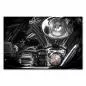 Preview: Detaillierte Nahaufnahme: Chromglänzender Motorradmotor mit vielen Details. Preview: Detaillierte Nahaufnahme: Chromglänzender Motorradmotor mit vielen Details.
