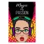 Preview: Ein cooles Pop Art Girl mit voluminöser Frisur und Kopfhörern. Musik ist ihre Leidenschaft und Lebensfreude. Preview: Ein cooles Pop Art Girl mit voluminöser Frisur und Kopfhörern. Musik ist ihre Leidenschaft und Lebensfreude.