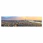 Preview: Skyline New York Citys bei Sonnenuntergang: Hudson River & Freiheitsstatue.