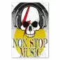 Preview: "Non Stop Music" - Totenkopf mit Kopfhörern, Leidenschaft für Musik, grenzenloser Genuss. Preview: "Non Stop Music" - Totenkopf mit Kopfhörern, Leidenschaft für Musik, grenzenloser Genuss.