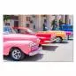Preview: Reihe von Oldtimern in Kuba, geparkt an Straße, klassisch & nostalgisch. Preview: Reihe von Oldtimern in Kuba, geparkt an Straße, klassisch & nostalgisch.