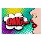 Preview: Eine Frau mit roten Lippen flüstert "OMG!" in einer Sprechblase. Überraschung und Staunen im typischen Pop Art Look. Preview: Eine Frau mit roten Lippen flüstert "OMG!" in einer Sprechblase. Überraschung und Staunen im typischen Pop Art Look.