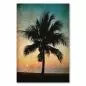 Preview: Silhouette einer Palme am Strand vor einem farbenfrohen Sonnenuntergang über dem Meer. Preview: Silhouette einer Palme am Strand vor einem farbenfrohen Sonnenuntergang über dem Meer.