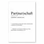 Preview: Definition "Partnerschaft": Sexuelle & soziale Gemeinschaft, gemeinsame Ziele. Preview: Definition "Partnerschaft": Sexuelle & soziale Gemeinschaft, gemeinsame Ziele.