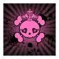Preview: Pinker Totenkopf, Krone, Herzen, Grunge-Hintergrund - Emo/Gothic. Preview: Pinker Totenkopf, Krone, Herzen, Grunge-Hintergrund - Emo/Gothic.