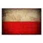 Preview: Polnische Flagge im Grunge-Stil: Weiß symbolisiert den Adler im Wappen Polens, Rot den Hintergrund. Preview: Polnische Flagge im Grunge-Stil: Weiß symbolisiert den Adler im Wappen Polens, Rot den Hintergrund.