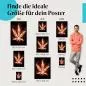 Preview: Abstrakt: Brennendes Cannabisblatt | Postereck 0454 Preview: Abstrakt: Brennendes Cannabisblatt | Postereck 0454