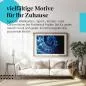 Preview: Leinwandbild "Fraktal": Abstrakte Kunst, blaue Spirale - faszinierend & modern! Preview: Leinwandbild "Fraktal": Abstrakte Kunst, blaue Spirale - faszinierend & modern!