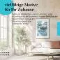 Preview: Leinwandbild "Muschel": Schwarze Steine, Wassertropfen - maritimes Flair. Preview: Leinwandbild "Muschel": Schwarze Steine, Wassertropfen - maritimes Flair.