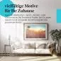Preview: Leinwandbild "Gräser": Sonnenuntergang, warmes Licht - idyllisches Motiv. Preview: Leinwandbild "Gräser": Sonnenuntergang, warmes Licht - idyllisches Motiv.