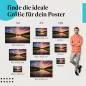 Preview: Entdecke die passende Postergröße: Fluss, Spiegelung des Abendhimmels, warme Rottöne. Preview: Entdecke die passende Postergröße: Fluss, Spiegelung des Abendhimmels, warme Rottöne.