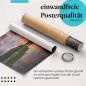 Preview: Gerolltes Poster "Spiegelung am Fluss". Romantische Stimmung, sicher verpackt. Preview: Gerolltes Poster "Spiegelung am Fluss". Romantische Stimmung, sicher verpackt.