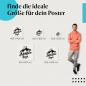 Preview: Wähle die ideale Postergröße: "Lass das Abenteuer beginnen" - Design mit Bergen und Wald.
