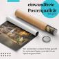 Preview: Gerolltes Poster "Altstadtgasse". Charme & Nostalgie, sicher verpackt.