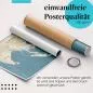 Preview: Gerolltes Poster "Asienkarte". Asien entdecken, sicher verpackt. Preview: Gerolltes Poster "Asienkarte". Asien entdecken, sicher verpackt.