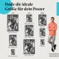 Preview: "Astronautenschädel im Weltall" Poster - finde die passende Grösse für deine Reise ins Weltall!