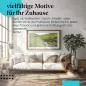 Preview: Stylisches Leinwandbild: Stille Schönheit - Ein Bach in den schottischen Highlands. Wanddeko für Schottland-Fans. Preview: Stylisches Leinwandbild: Stille Schönheit - Ein Bach in den schottischen Highlands. Wanddeko für Schottland-Fans.