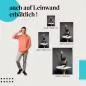 Preview: Ballerina: Leinwandbild. Rückenansicht, schwarz, Pose, wähle deine Größe. Preview: Ballerina: Leinwandbild. Rückenansicht, schwarz, Pose, wähle deine Größe.