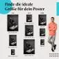 Preview: Ballerina, Poster: Profil, schwarz, Tutu, Pose. Preview: Ballerina, Poster: Profil, schwarz, Tutu, Pose.