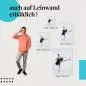 Preview: Ballerina: Leinwandbild. Schwarz, Tutu, kraftvoll. Preview: Ballerina: Leinwandbild. Schwarz, Tutu, kraftvoll.