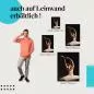 Preview: Ballerina in weißem Tutu von hinten beleuchtet als Leinwandbild - elegante Tanzfotografie. Preview: Ballerina in weißem Tutu von hinten beleuchtet als Leinwandbild - elegante Tanzfotografie.