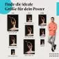 Preview: Wähle die ideale Postergröße: Ballerina in weißem Tutu von hinten beleuchtet. Preview: Wähle die ideale Postergröße: Ballerina in weißem Tutu von hinten beleuchtet.