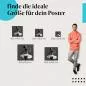Preview: Wähle die ideale Postergröße: Schwarzweißaufnahme einer Balletttänzerin von hinten im weißen Tutu. Preview: Wähle die ideale Postergröße: Schwarzweißaufnahme einer Balletttänzerin von hinten im weißen Tutu.