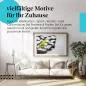 Preview: Leinwandbild "Bambusspross": Frisches Grün, schwarze Steine - Ruhe & Gelassenheit. Preview: Leinwandbild "Bambusspross": Frisches Grün, schwarze Steine - Ruhe & Gelassenheit.