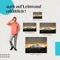 Preview: Mächtige Schneegipfel des Watzmann | Postereck 1489 Preview: Mächtige Schneegipfel des Watzmann | Postereck 1489