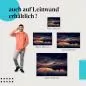Preview: Bergsee: Leinwandbild. Spiegelung, Berge, Sonnenuntergang. Preview: Bergsee: Leinwandbild. Spiegelung, Berge, Sonnenuntergang.