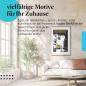 Preview: Humor für Zuhause: Dieses witzige Leinwandbild mit der Frau und dem Kühlschrank ist ein Hingucker für alle, die gerne lachen.