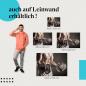 Preview: Mann, Bizepstraining: Leinwandbild. Kurzhanteln, Muskeln.