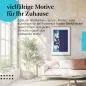 Preview: Stylisches Leinwandbild: Blues in Blau - Stimmungsvolle Aufnahme einer E-Gitarre. Preview: Stylisches Leinwandbild: Blues in Blau - Stimmungsvolle Aufnahme einer E-Gitarre.