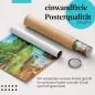 Preview: Gerolltes Poster "Boot", Fluss, Tropenparadies. Preview: Gerolltes Poster "Boot", Fluss, Tropenparadies.