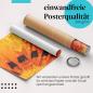 Preview: "Blume, Tautropfen": Gerolltes Poster - leuchtend.