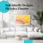 Preview: Blumenposter: "Leuchtende Blume" - Blume mit Wassertropfen - Makro