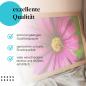 Preview: Gerahmtes Wandbild "Blütenpracht: Lila Blume in voller Blüte" in verschiedenen Größen.