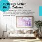 Preview: Leinwandbild Pinke Blüten: Romantischer Blickfang - Leichtigkeit & Zartheit.