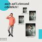 Preview: "Breakdance-Tänzer" Leinwandbild. Finde die ideale Größe für dein Zuhause & setze Akzente mit Kunst!
