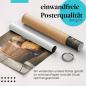 Preview: Gerolltes Poster "Brotkorb". Frisch gebacken, sicher verpackt.