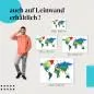 Preview: "Bunte Weltkarte" Leinwandbild. Finde die ideale Größe für dein Zuhause & setze Akzente mit Kunst! Preview: "Bunte Weltkarte" Leinwandbild. Finde die ideale Größe für dein Zuhause & setze Akzente mit Kunst!