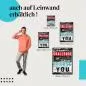 Preview: "If it doesn't challenge you..." - Motivations-Spruch als Leinwandbild. Preview: "If it doesn't challenge you..." - Motivations-Spruch als Leinwandbild.