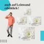 Preview: Chrysantheme: Leinwandbild. Nahaufnahme, Schönheit.