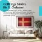 Preview: Leinwandbild "Dänische Vintage Flagge im Used-Look". Wanddeko für Dänemark-Fans. Preview: Leinwandbild "Dänische Vintage Flagge im Used-Look". Wanddeko für Dänemark-Fans.