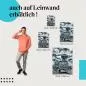 Preview: Dampflokomotive: Leinwandbild. Gleise, dramatischer Himmel. Preview: Dampflokomotive: Leinwandbild. Gleise, dramatischer Himmel.