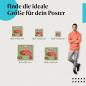 Preview: Wähle die ideale Postergröße: Retro Plakat "Donuts - Best in Town..."