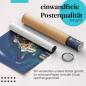 Preview: Gerolltes Poster "Dubrovnik". Mediterrane Stadt, sicher verpackt.